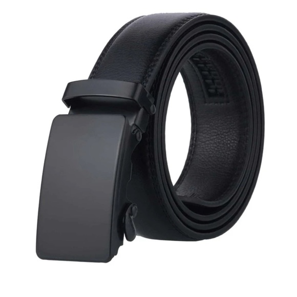 Other - 1pc Matte Black Square Automatic Buckle Belt